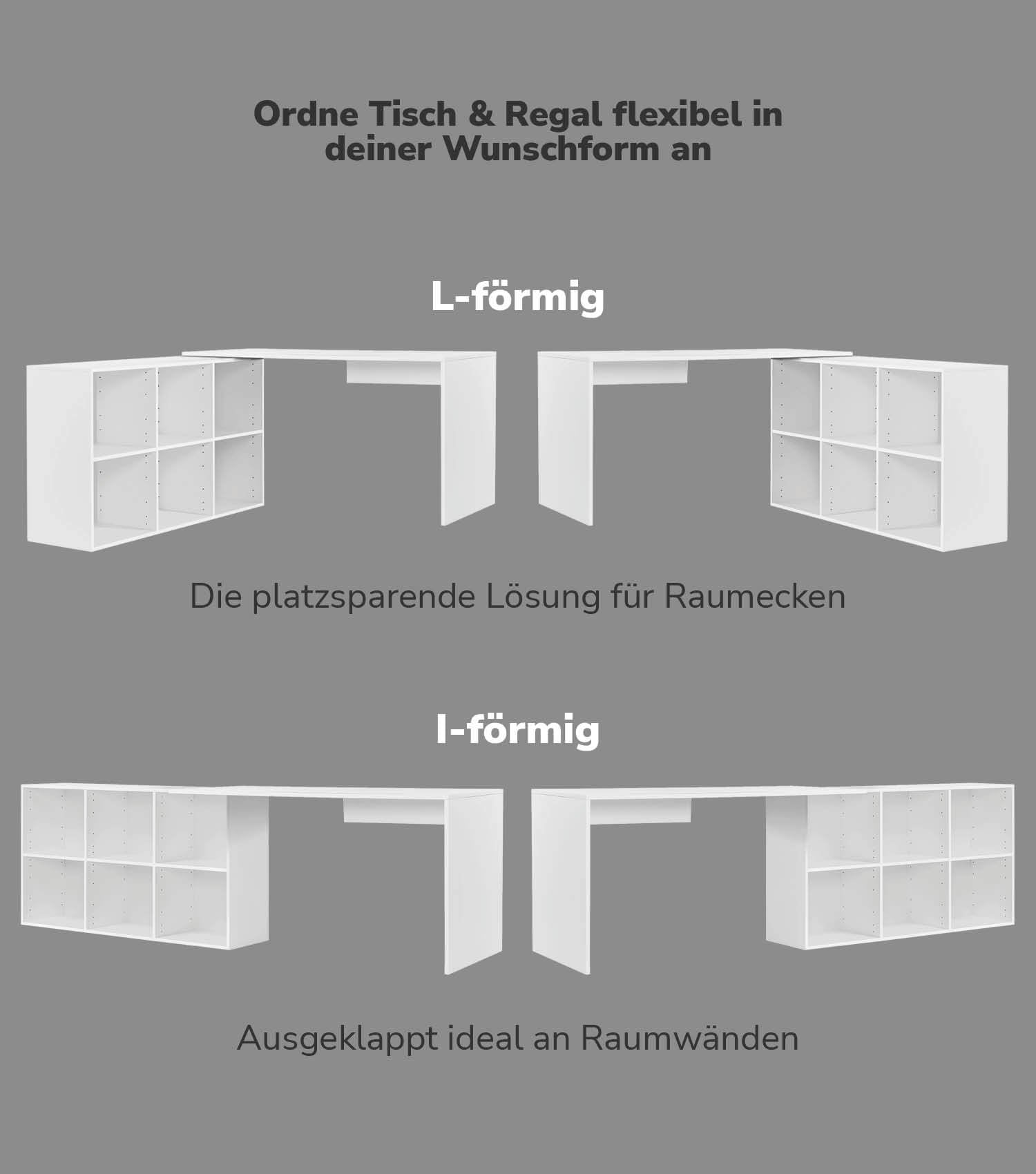 Schreibtisch Eckschreibtisch Computertisch Kinderschreibtisch PC Tisch