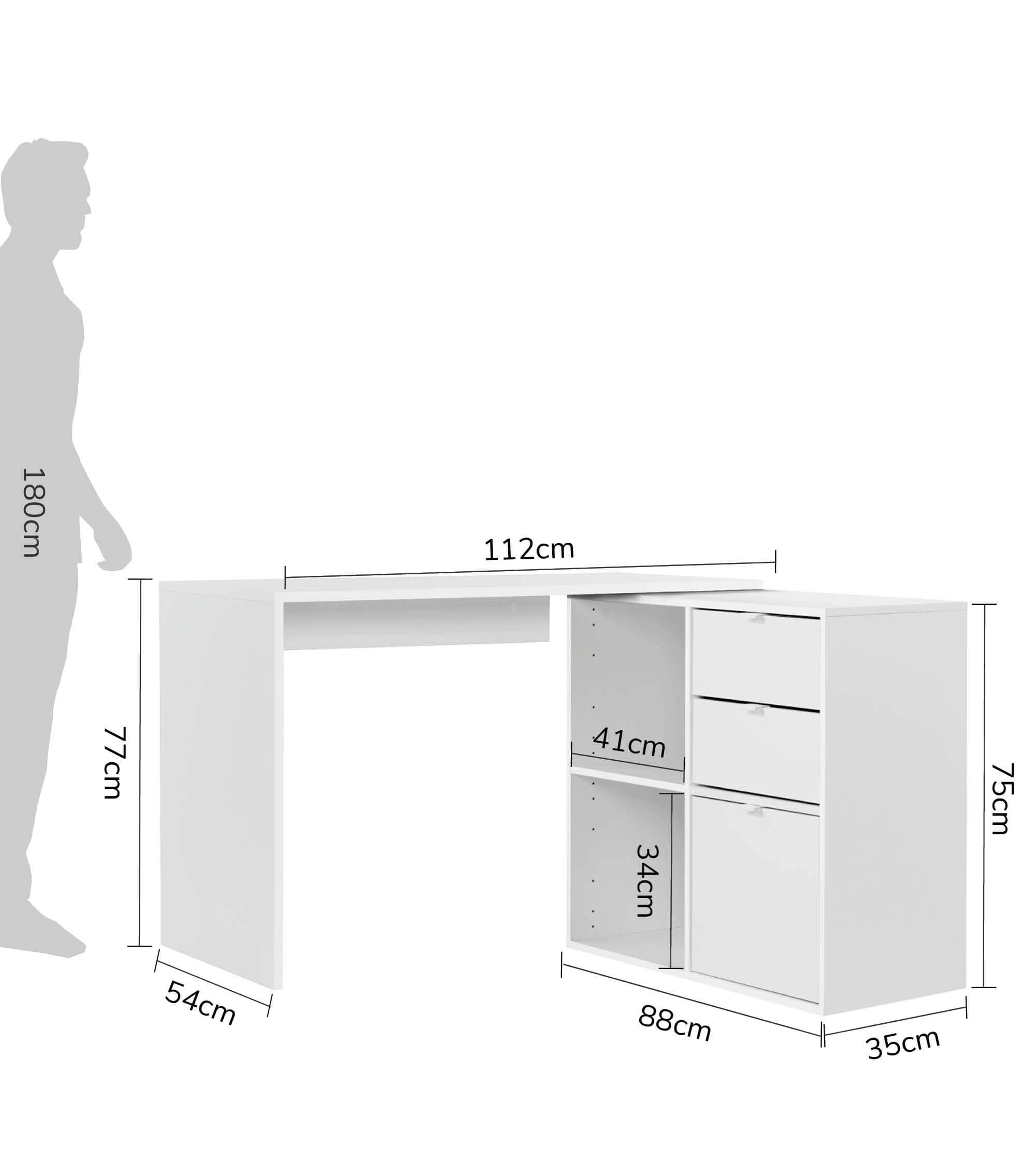 Schreibtisch Eckschreibtisch Computertisch Kinderschreibtisch PC Tisch