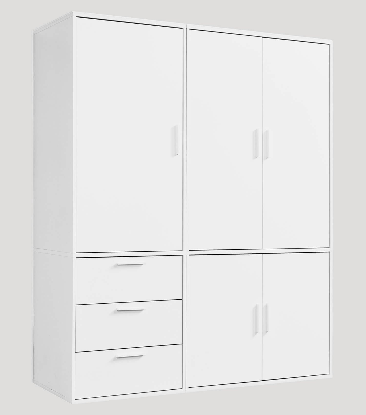 Kleiderschrank Garderobenschrank Schlafzimmerschrank Flurschrank#sku_KS1.150_3SK_5T-w