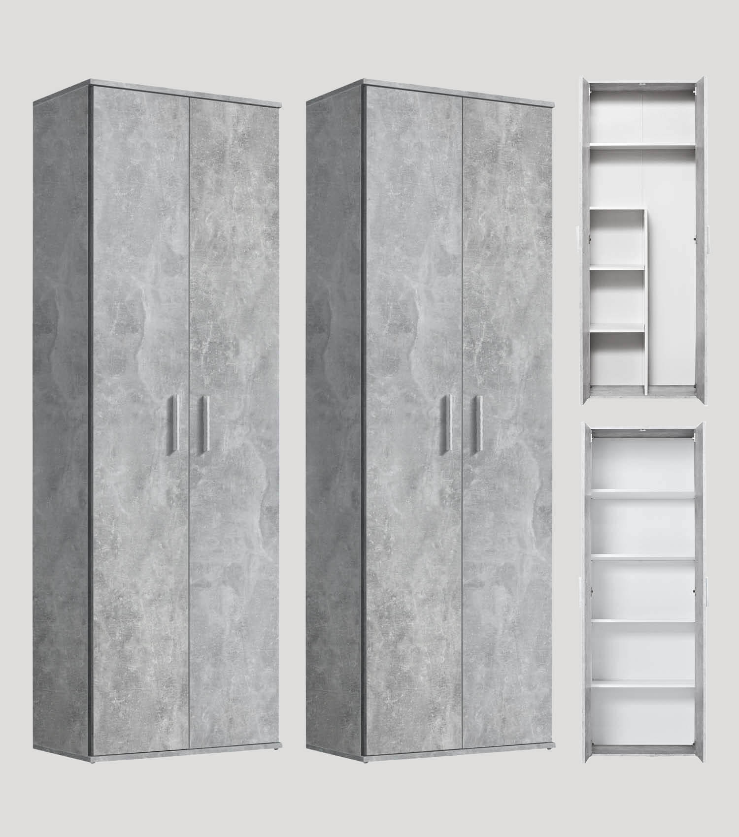 Mehrzweckschrank Set Schrankwand Büroschränke Mehrzweckschränke Kommode