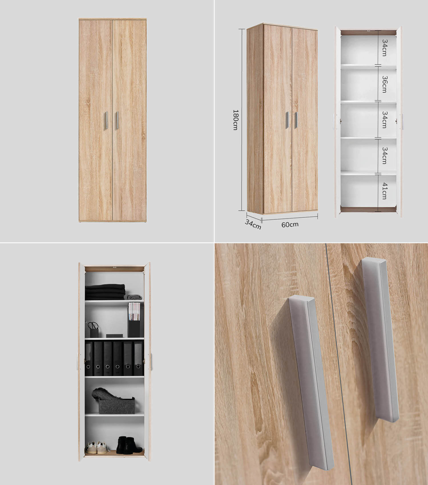 Mehrzweckschrank Set Schrankwand Büroschränke Mehrzweckschränke Kommode