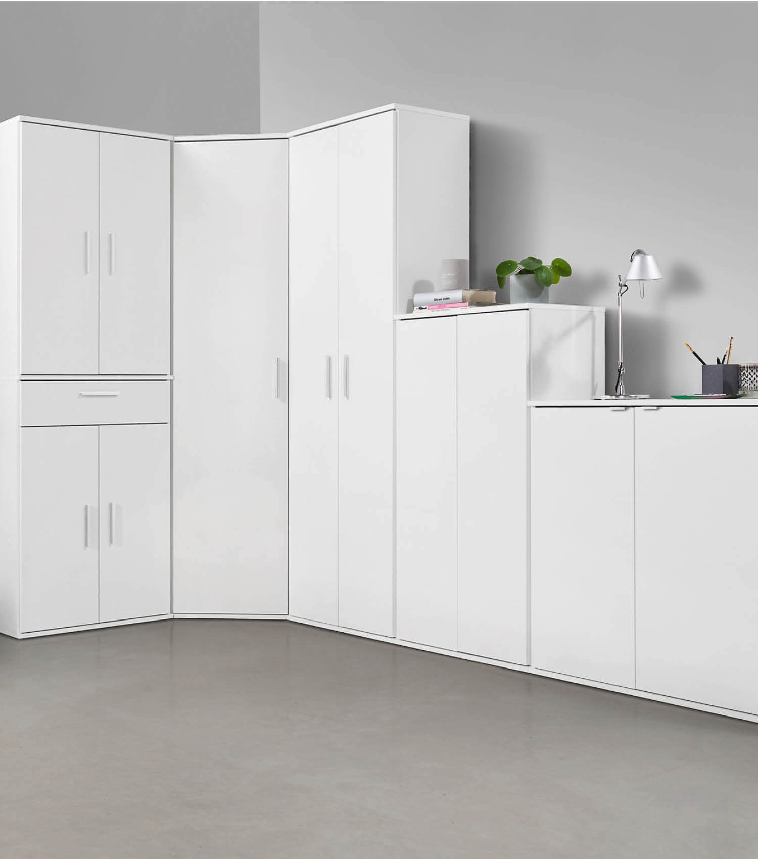 Mehrzweckschrank Set Schrankwand Büroschränke Mehrzweckschränke Kommode