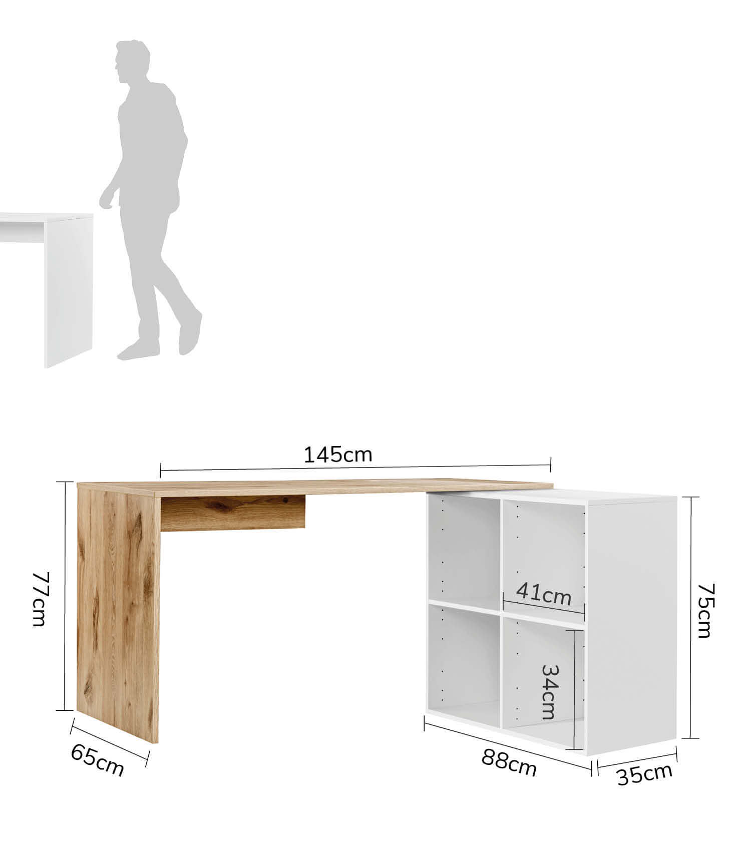 Schreibtisch Eckschreibtisch Computertisch Kinderschreibtisch PC Tisch