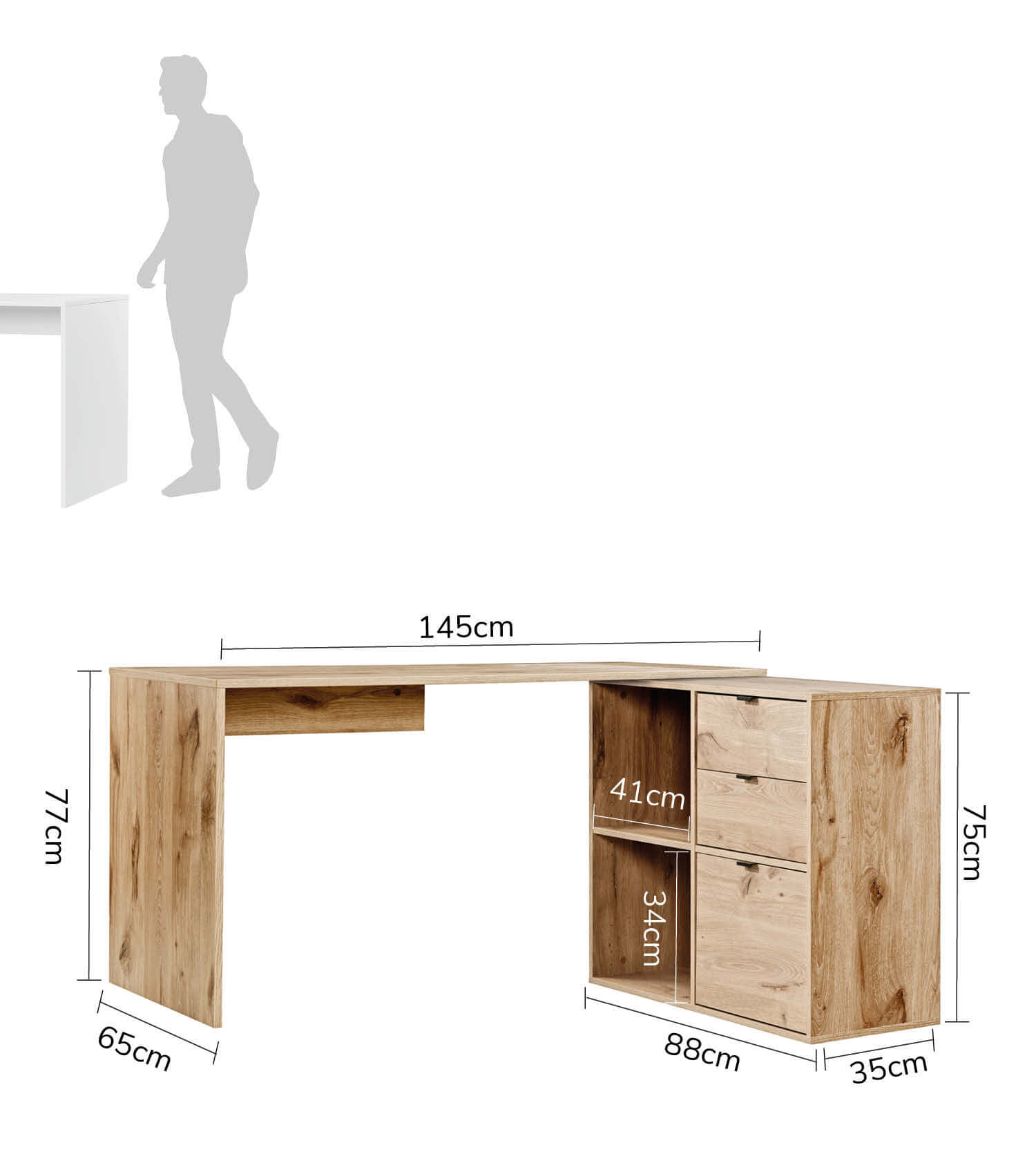 Schreibtisch Eckschreibtisch Computertisch Kinderschreibtisch PC Tisch