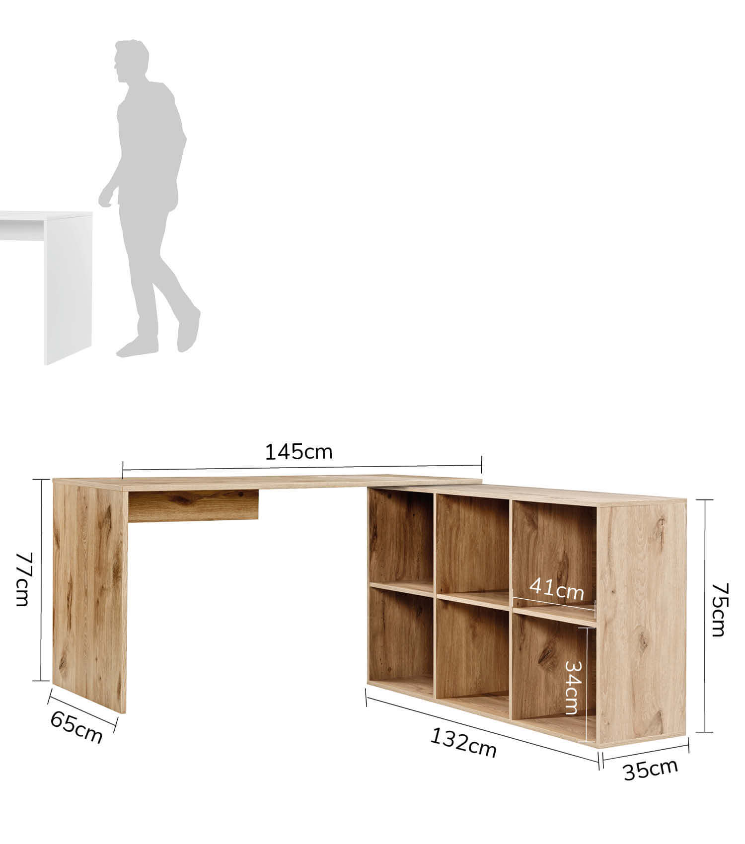 Schreibtisch Eckschreibtisch Computertisch Kinderschreibtisch PC Tisch