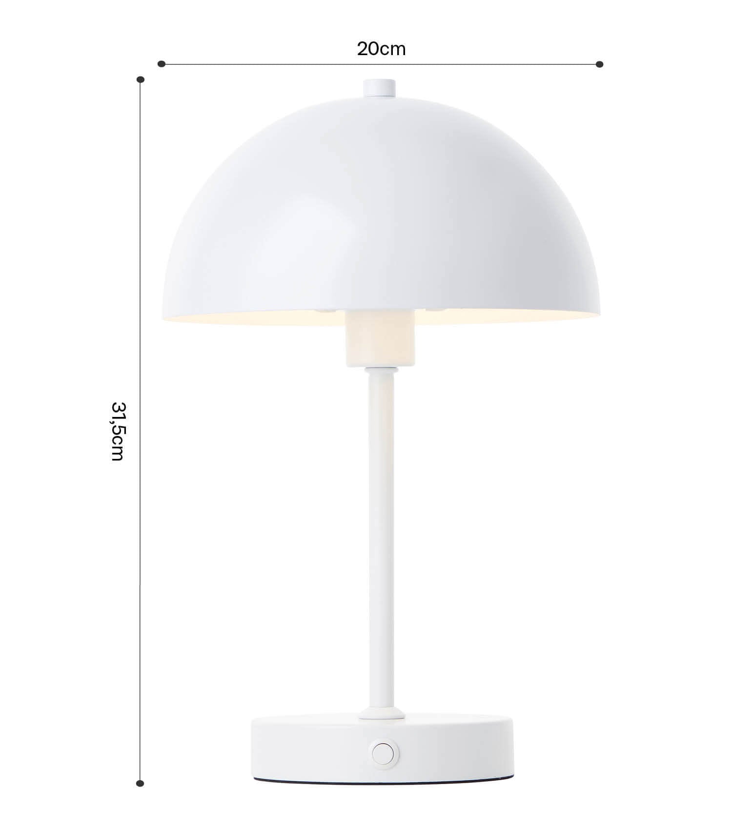 Tischlampe kabellos Akku Tischleuchte dimmbar aufladbar Nachttischlampe