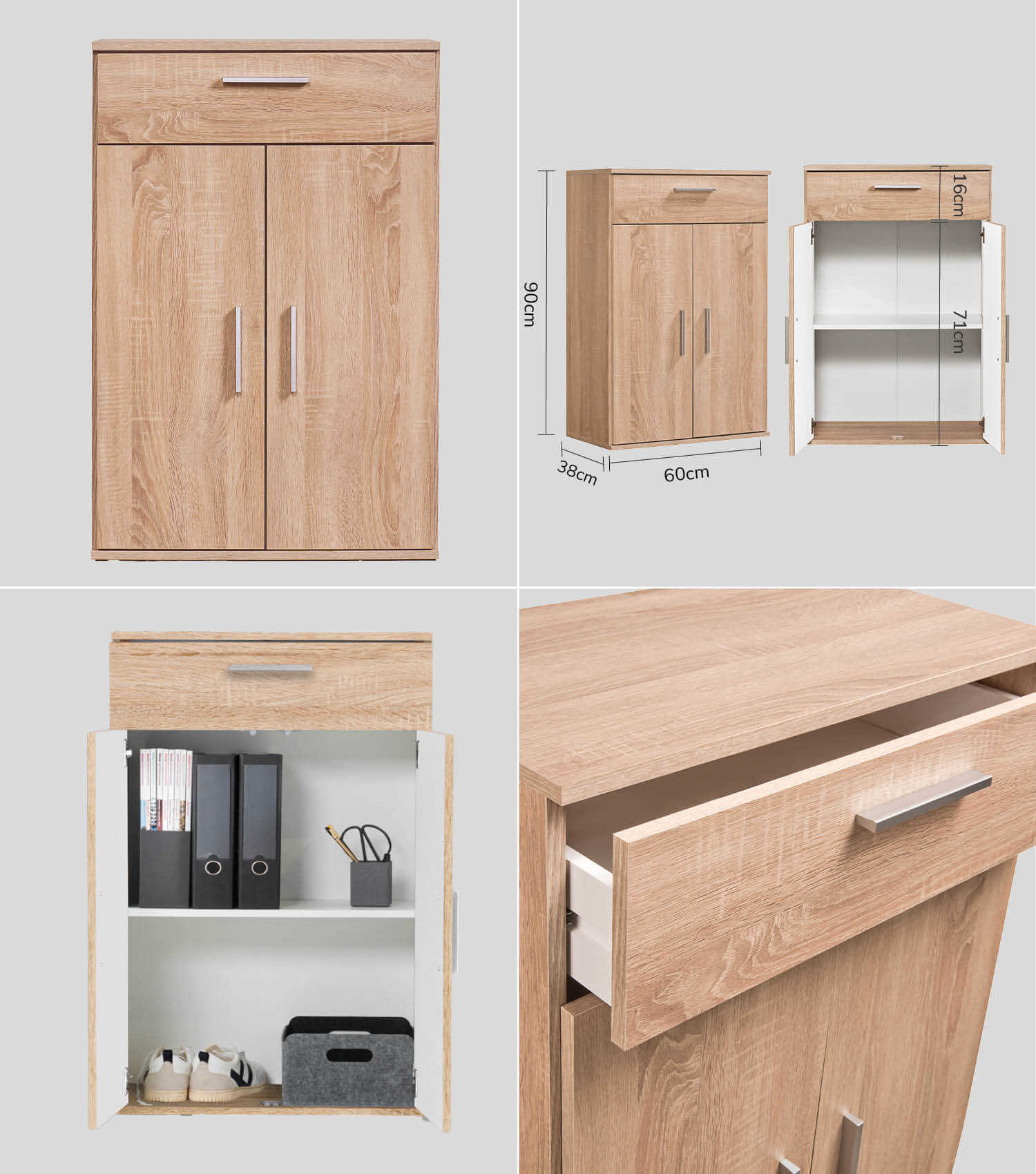 Mehrzweckschrank Set Schrankwand Büroschränke Mehrzweckschränke Kommode