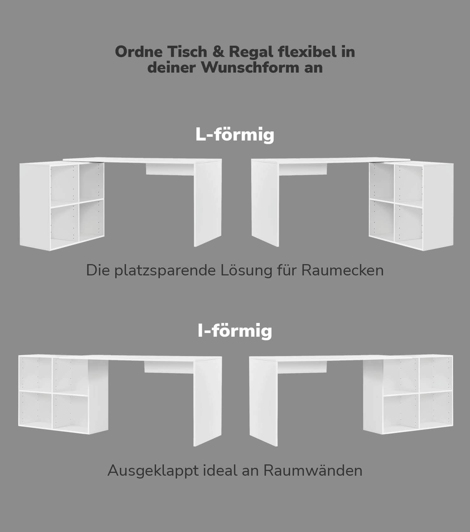 Schreibtisch Eckschreibtisch Computertisch Kinderschreibtisch PC Tisch