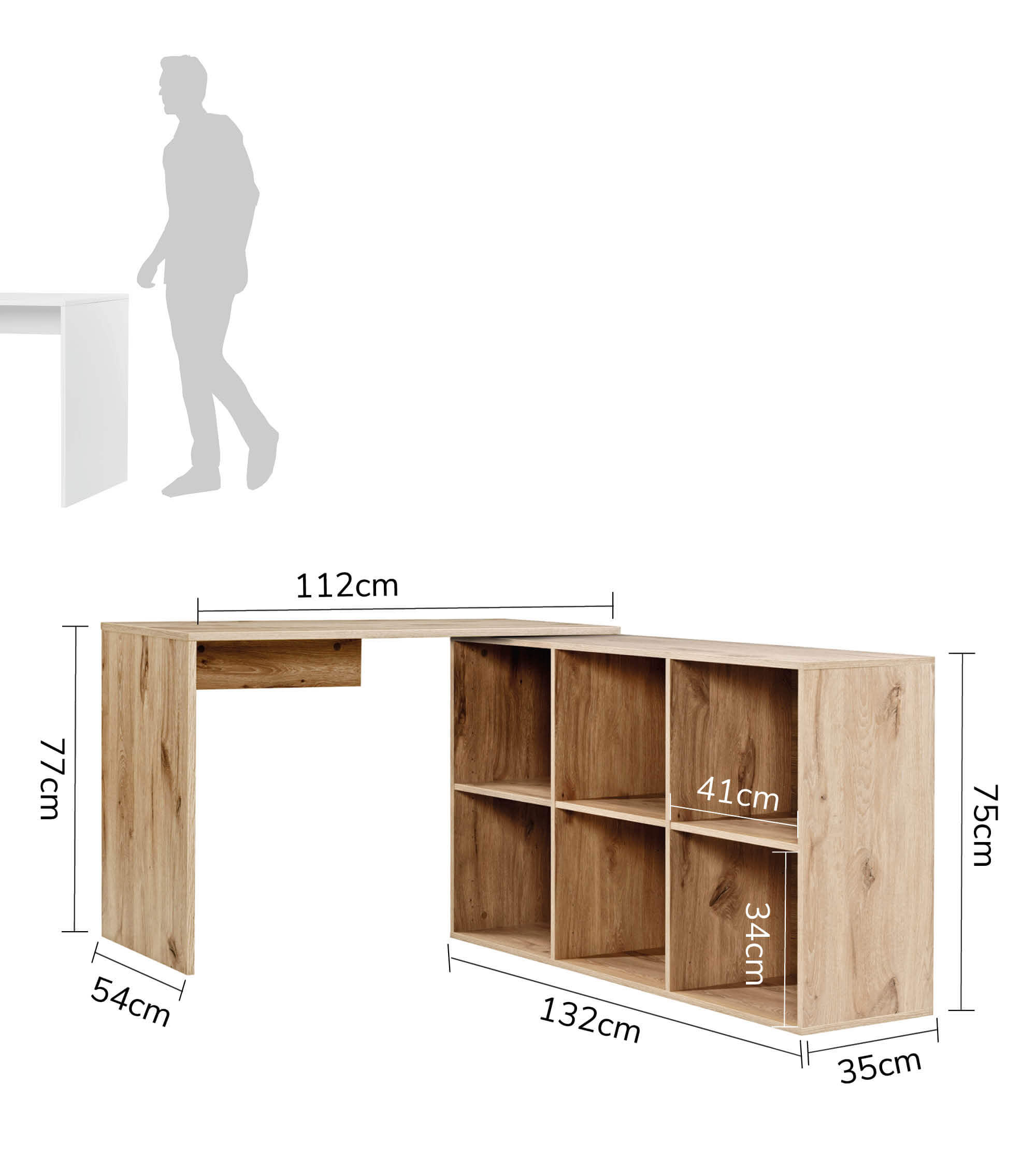 Schreibtisch Eckschreibtisch Computertisch Kinderschreibtisch PC Tisch