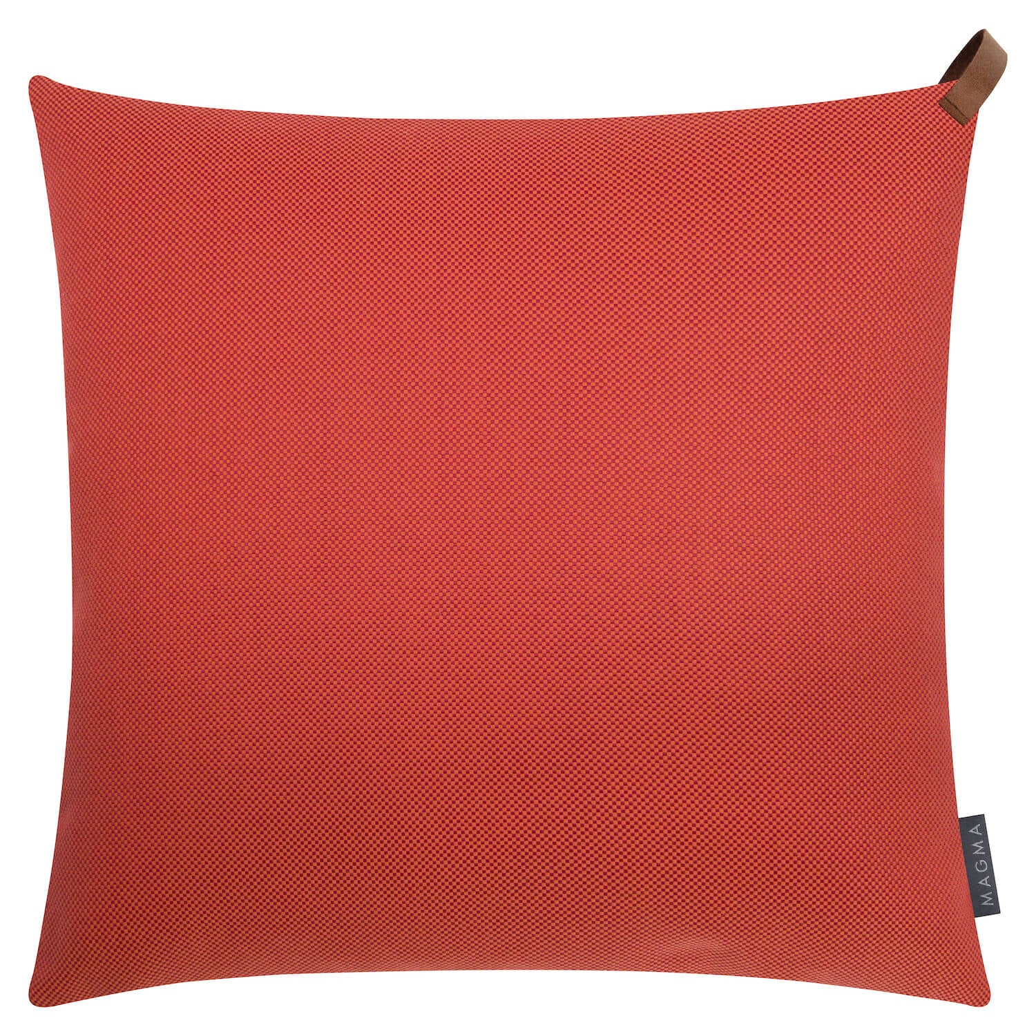Outdoor Kissenbezug ‘Das Sonnenplätzchen’ mit Lederschlaufe 50x50 #sku_PI5Korfu-078terracotta