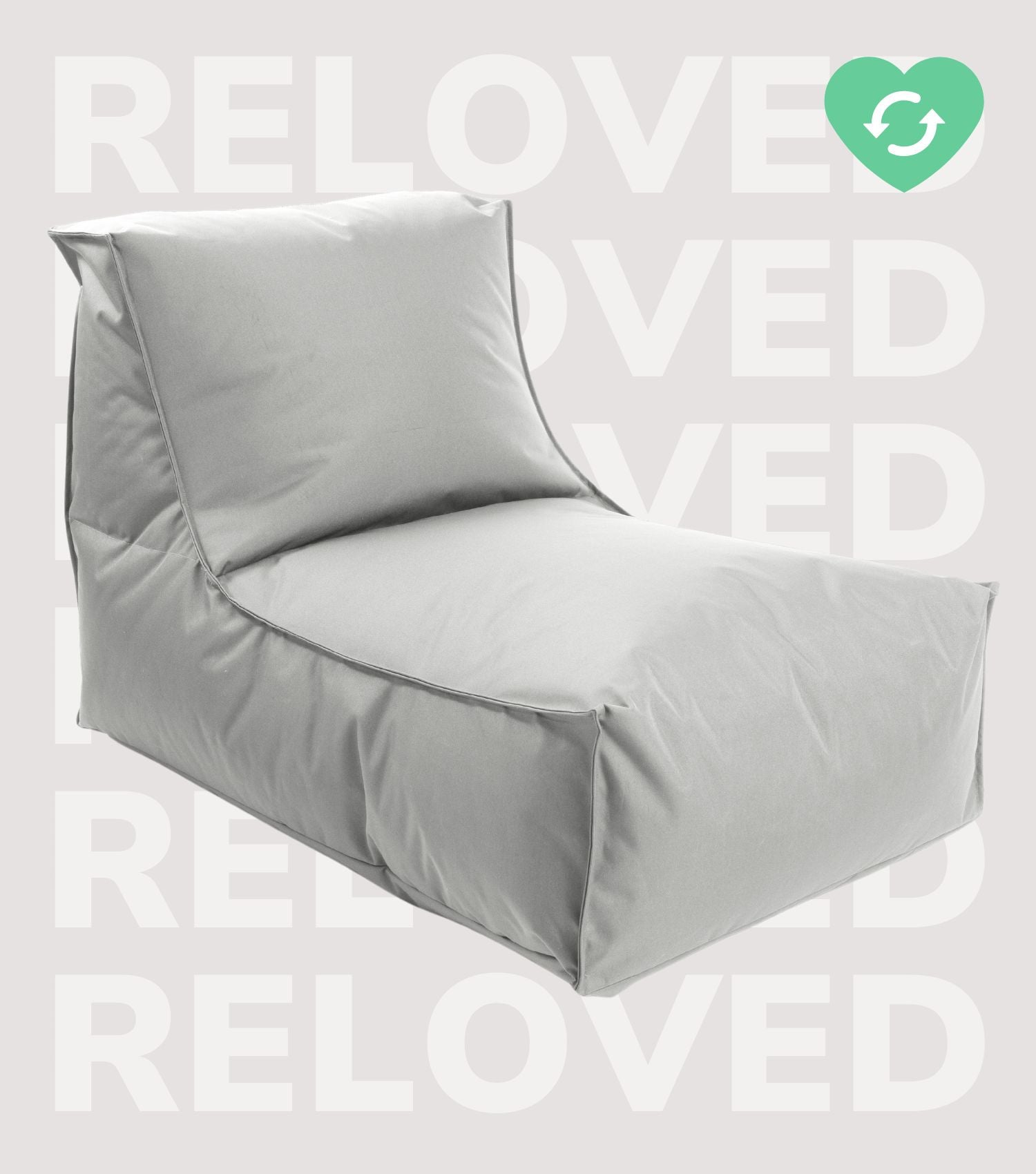 Sitzsack Bodenkissen Relaxliege Bean Bag Liege Sitzbag Sitzkissen#sku_BB2out-003grau_C