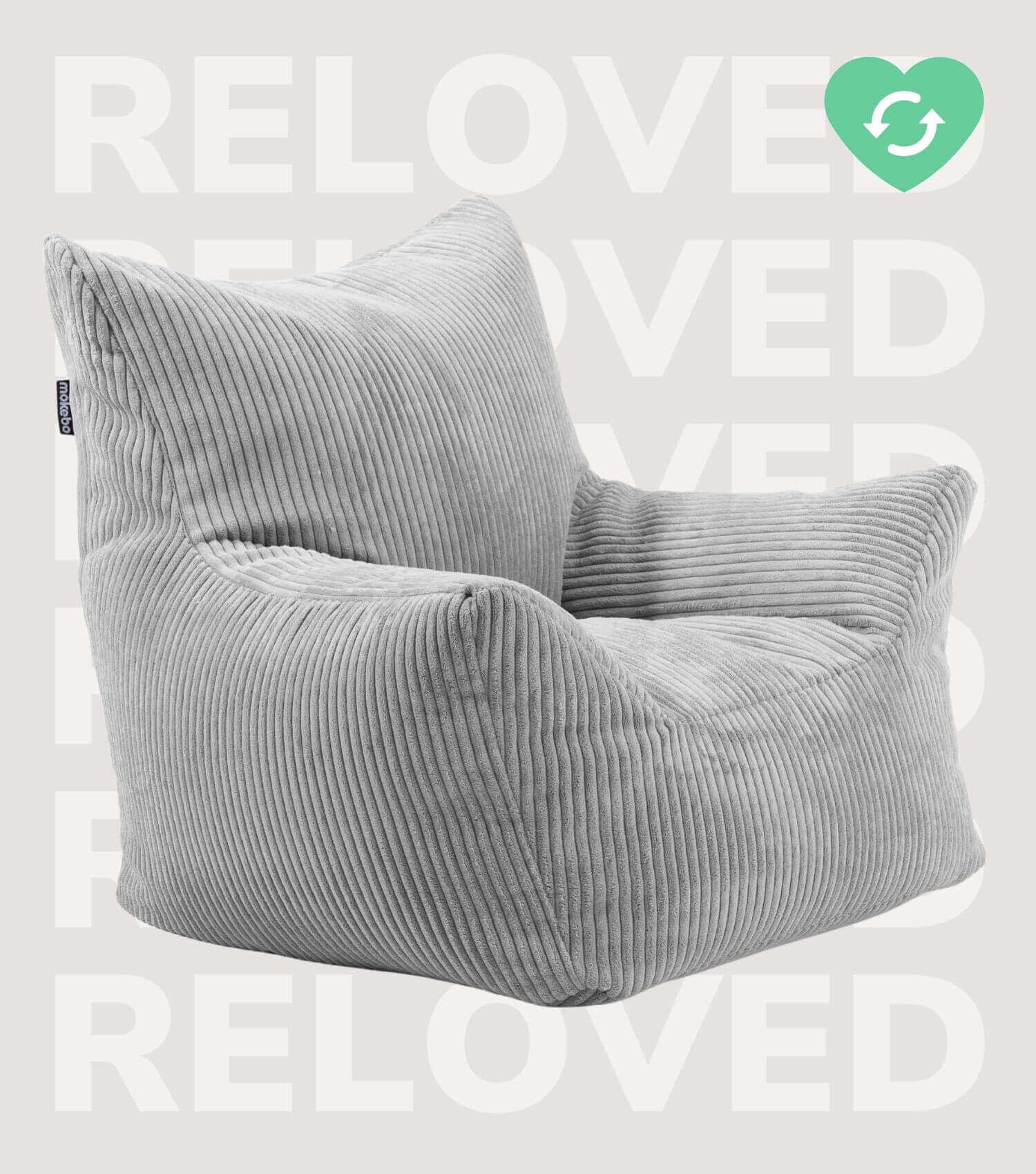 Kinder Sitzack Cord Kindersessel Lesesessel Bodenkissen Kindersitzsack Outdoorsitzsack#sku_BB6Poso-003grau_C