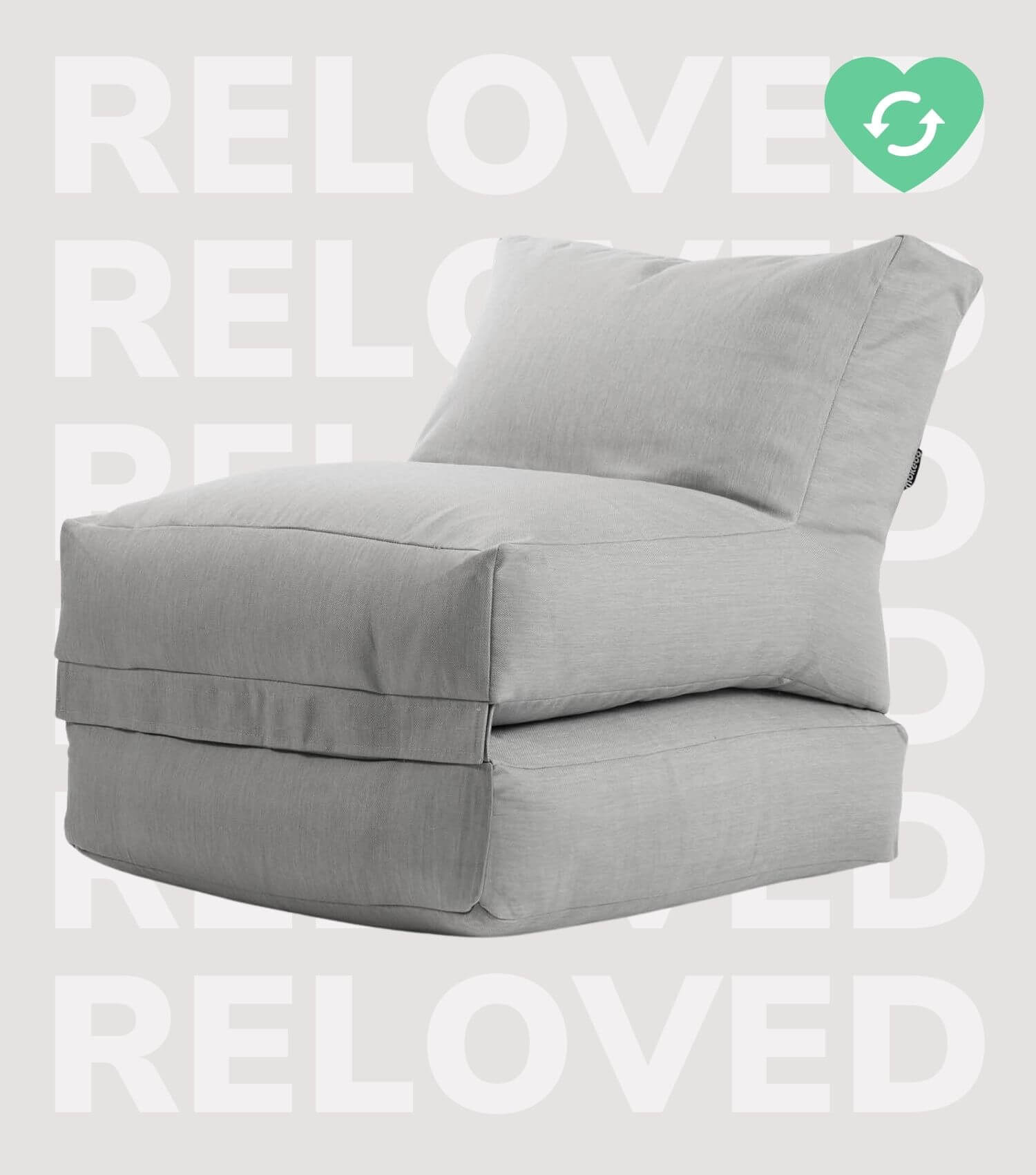 Sitzsack Bodenkissen Relaxliege Bean Bag Liege Sitzbag Sitzkissen#sku_BB9Talea-003gra_C