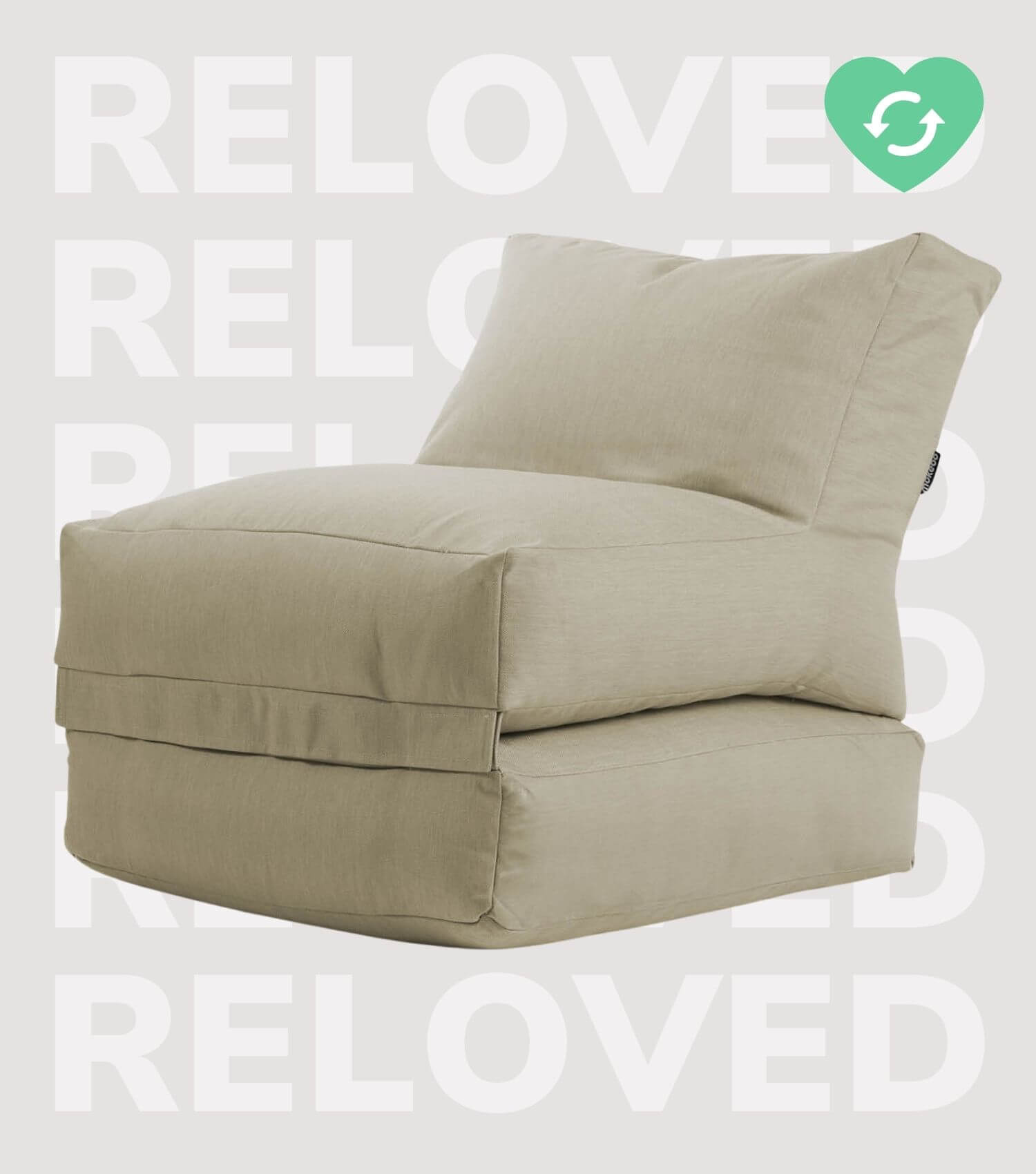 Sitzsack Bodenkissen Relaxliege Bean Bag Liege Sitzbag Sitzkissen#sku_BB9Talea-076san_C