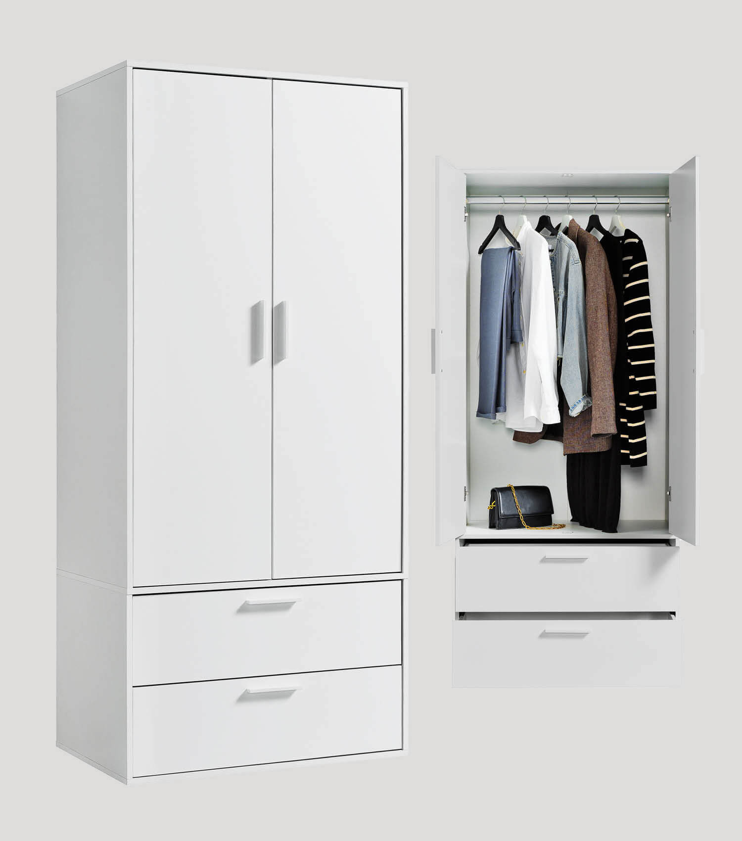 Kleiderschrank Kinderkleiderschrank Garderobenschrank Schlafzimmerschrank#sku_KS2.1-alpw