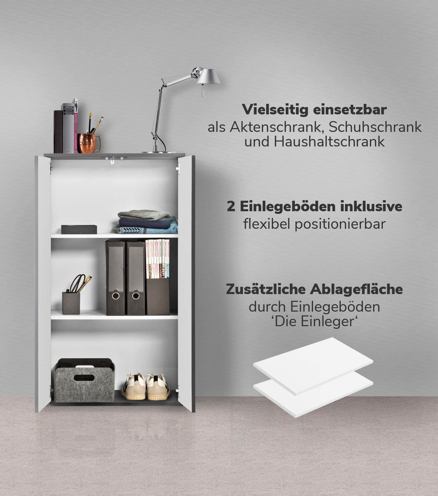 Mehrzweckschrank Set Schrankwand Büroschränke Mehrzweckschränke Kommode