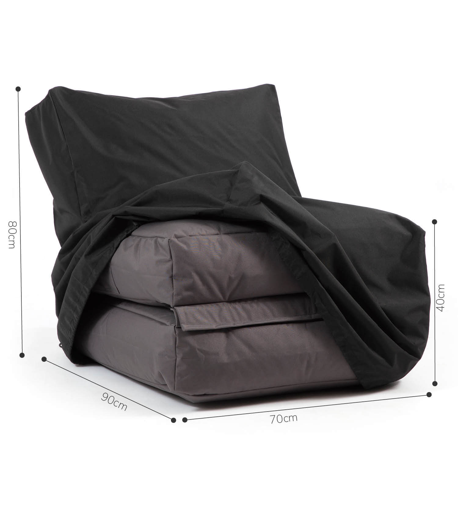 Schutzhülle wetterfest Cover Sitzsack Hülle wasserfest Bean Bag